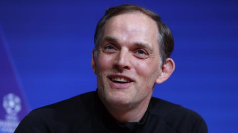 Thomas Tuchel at a news conference