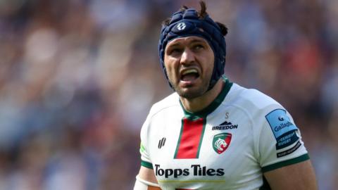 Matt Rogerson in action for Leicester Tigers