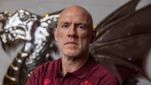 Steve Tandy photographed as Wales head coach