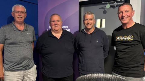 Ian Bryson, Graeme Atkinson, Martin Atherton and John Roper joined BBC Radio Lancashire to relive their 1996 Division Three triumph