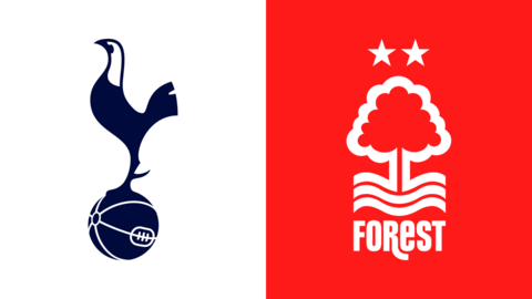 Tottenham Hotspur and Nottingham Forest club badges