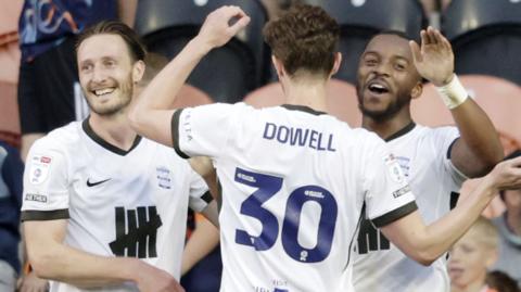 Birmingham players celebrate