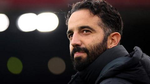 Manchester United head coach Ruben Amorim