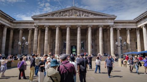 External facade of the British Museum