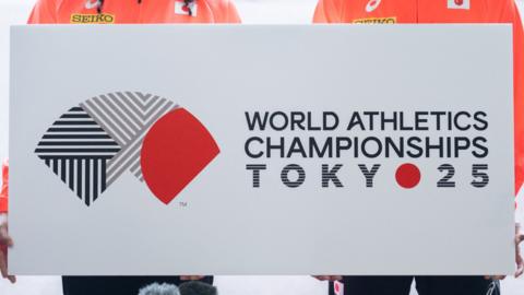 The logo of the World Athletics Championships Tokyo 2025