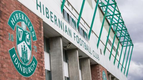 General view of Hibernian's stadium Easter Road