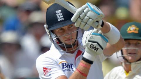 Joe Root signals for a review