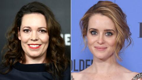 Olivia Colman and Claire Foy