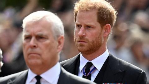 Prince Andrew and Prince Harry