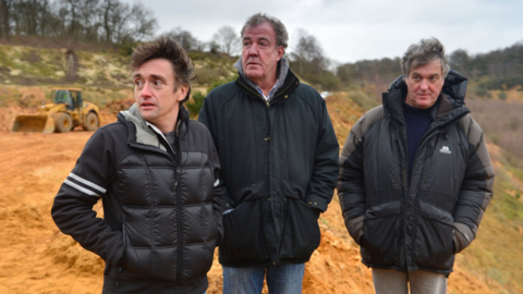 Richard Hammond, Jeremy Clarkson and James May previously hosted Top Gear on BBC One