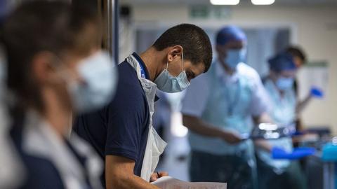 Nurses in UK hospital