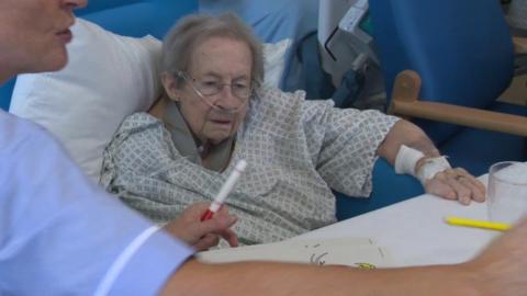 Patient in Broadgreen Hospital