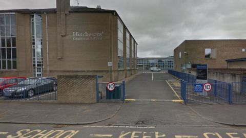 Wood was working at Hutchesons' Grammar School in Glasgow at the time