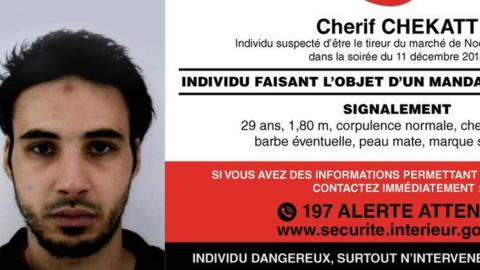 Police notice for Chérif Chekatt