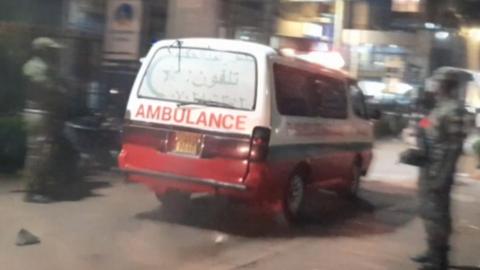 Ambulance at the scene