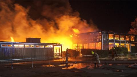Fire at Paradykes Primary School