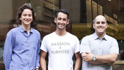The three Sweetgreen founders