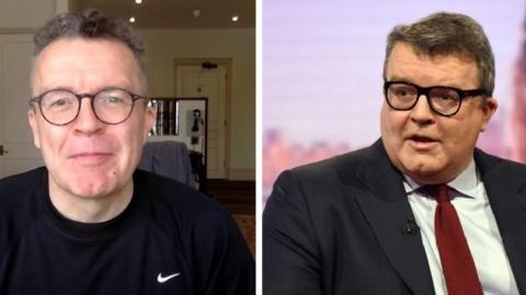 Tom Watson after and before weight loss
