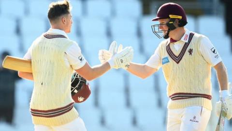 Somerset centurions James Rew and Tom Abell
