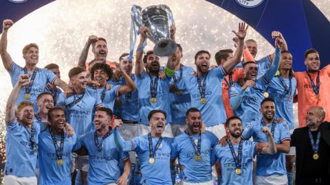 BBC Sport on X: 🏆 Manchester City are Premier League champions 2022-23!  🏆 Man City Premier League title wins = 7 🏆 Pep Guardiola Man City Premier  League title wins = 5 #