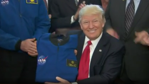 Trump and nasa suit