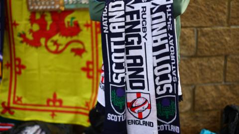 Scotland v England scarves