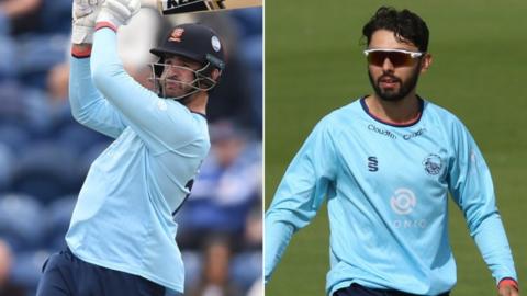 Paul Walter (left) and Aron Nijjar were both part of Essex's T20 Blast-winning team in 2019