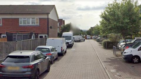 Google StreetView image of Typhoon Way in Sutton.