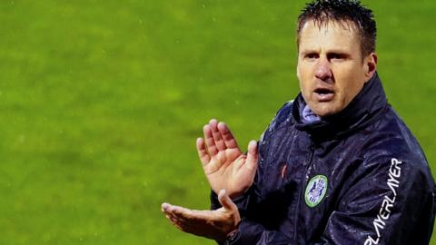 Forest Green Rovers interim manger Jimmy Ball