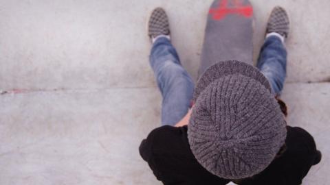 Stock image of teenage boy