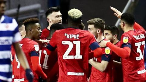 Wales international Kieffer Moore hit his fourth goal in Wigan's last five away games