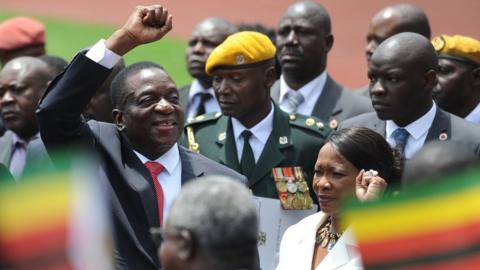 Emmerson and Auxilia Mnangagwa