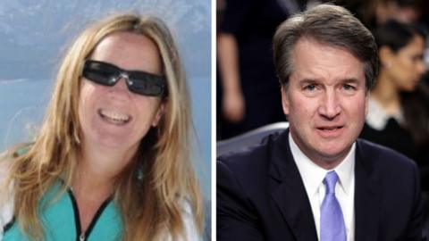 Christine Blasey Ford and Brett Kavanaugh