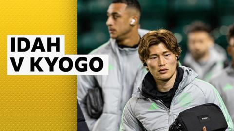 Celtic's Adam Idah and Kyogo Furuhashi