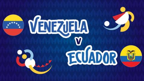 Venezuela v Ecuador badge graphic