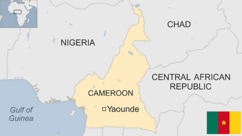 Map of Cameroon