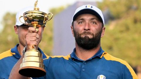 Jon Rahm with Ryder Cup