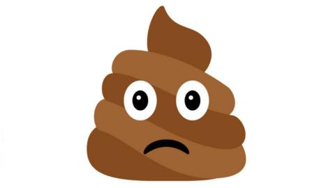 Sad poo emoji