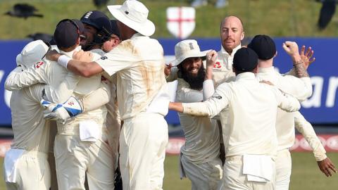 England celebrate