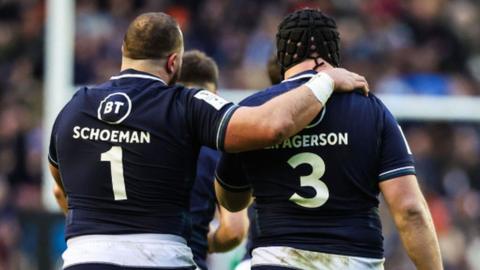 Scotland props Pierre Schoeman and Zander Fagerson