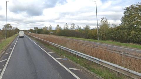 A6 near Clophill in Bedfordshire