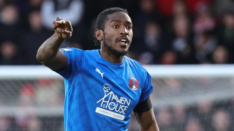 Omar Beckles in action for Leyton Orient