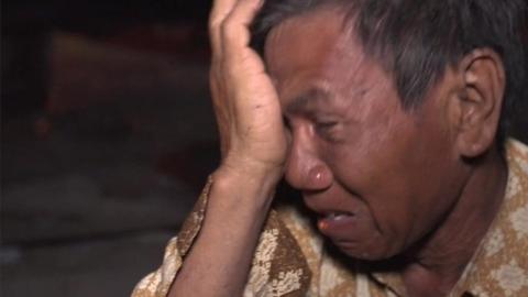 Hasym, Indonesian earthquake survivor