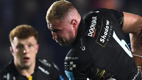 Ross Moriarty attacks for Dragons