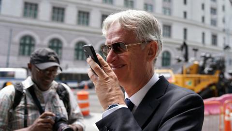 Jorge Arzuaga, leaving Brooklyn federal court, 15 Jun 17