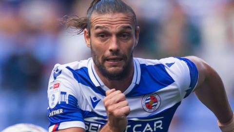 Andy Carroll playing for Reading