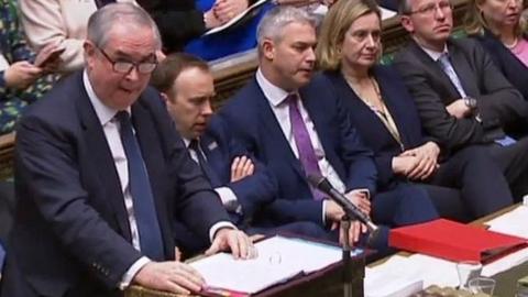 Geoffrey Cox speaking in the Commons