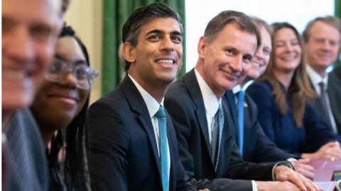 Rishi Sunak, Jeremy Hunt and the Conservative Cabinet