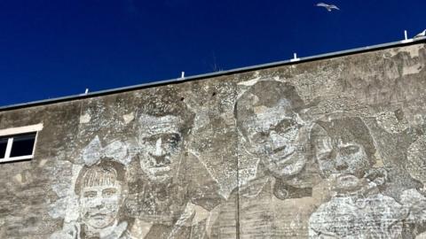 Nuart 2019 image in Aberdeen by Vhils / Alexandre Farto