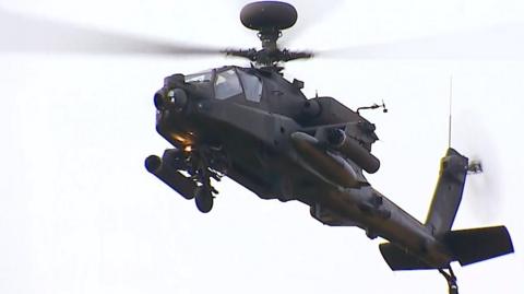 Apache helicopter